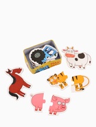 УЦЕНКА Макси-пазлы в металлической коробке «Синий трактор», 20 деталей, 10 пазлов - Фото 4