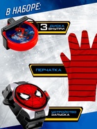 УЦЕНКА Игровой набор Перчатка супергероя «Человек паук», диски - Фото 3