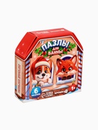 Макси-пазлы «Зимние истории», новогодний набор игрушек, 6 шт., 12 деталей, для ванны - Фото 3