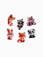 Макси-пазлы «Зимние истории», новогодний набор игрушек, 6 шт., 12 деталей, для ванны - Фото 4