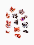 Макси-пазлы «Зимние истории», новогодний набор игрушек, 6 шт., 12 деталей, для ванны - Фото 7