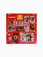 Адвент-календарь «Новый год», 9 пазлов, Маша и Медведь - Фото 11