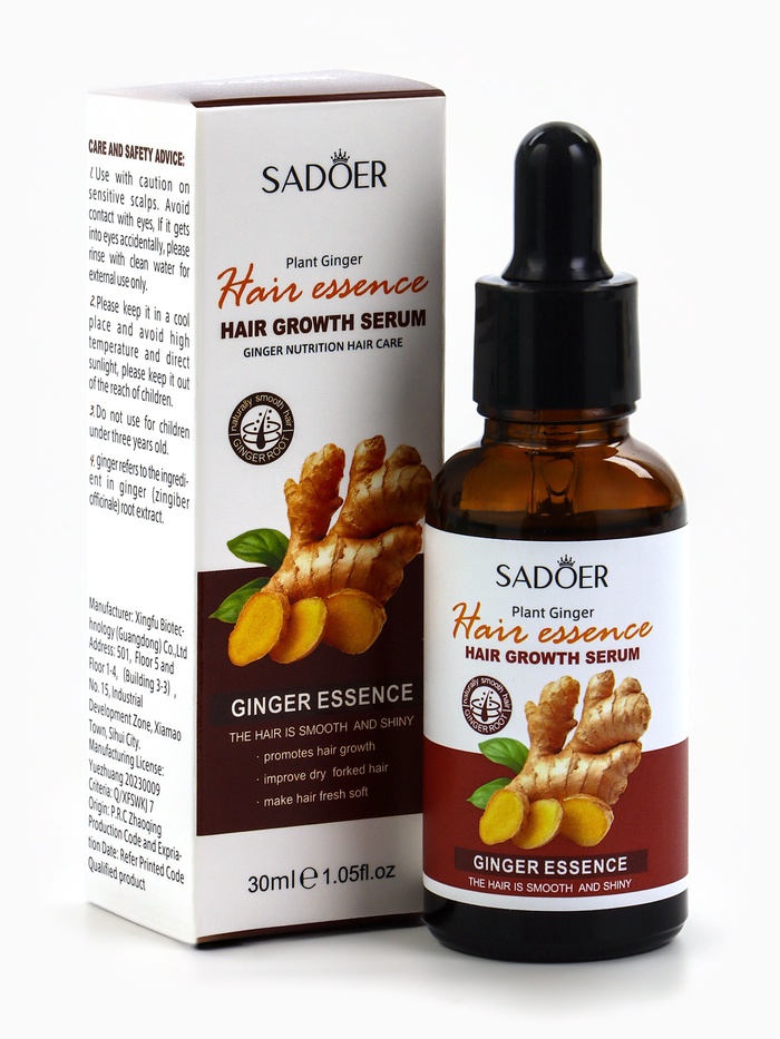 Сыворотка для кожи головы SADOER, против выпадения и для роста волос, 30 мл - Фото 1