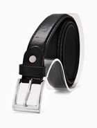 Ремень детский, ширина 2.2 см, винт, пряжка металл, чёрный - Фото 1