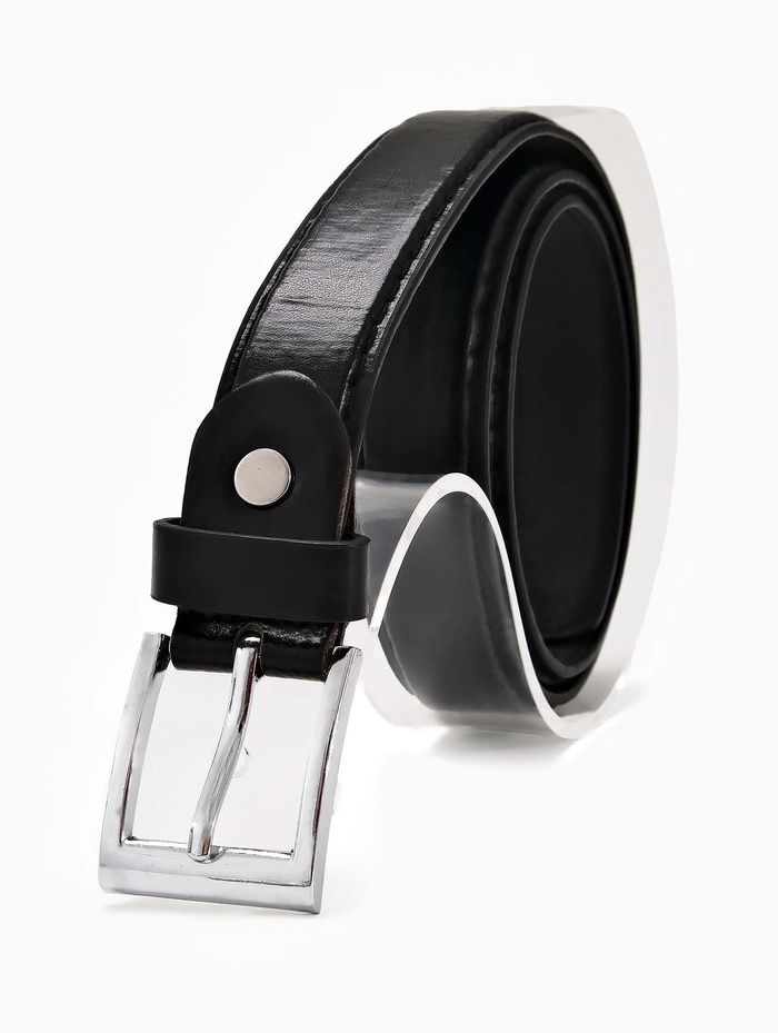 Ремень детский, ширина 2.2 см, винт, пряжка металл, чёрный - Фото 1