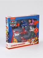 ЩЕНЯЧИЙ ПАТРУЛЬ Игровой набор машинок, 9 машинок - Фото 1