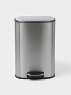 УЦЕНКА Ведро мусорное с педалью, 12 л, нержавеющая сталь, хром матовый - Фото 3