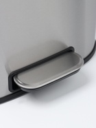 УЦЕНКА Ведро мусорное с педалью, 12 л, нержавеющая сталь, хром матовый - Фото 5