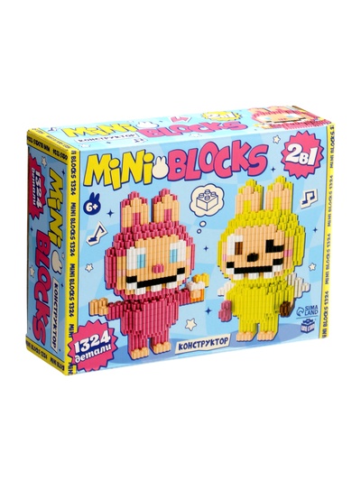 Конструктор из миниблоков UNICON «Mini Blocks. Монстрики», 1324 детали
