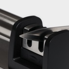 УЦЕНКА Точилка для ножей с 2-мя точилками для стали и керамических ножей, металлик - Фото 4