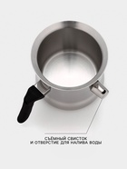 УЦЕНКА Молоковарка из нержавеющей стали 1 л, h=13 см, d=14.5 см - Фото 4