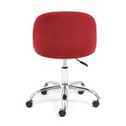 Кресло офисное для работы MELODY, на колёсиках, флок, цвет бордовый 10 - Фото 4