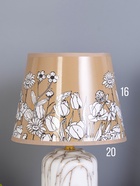 Настольная лампа с абажуром RISALUX «Солнце», Е14, 15 Вт, бежевый - фото 809248127