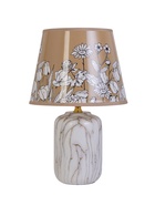 Настольная лампа с абажуром RISALUX «Солнце», Е14, 15 Вт, бежевый - фото 809248130