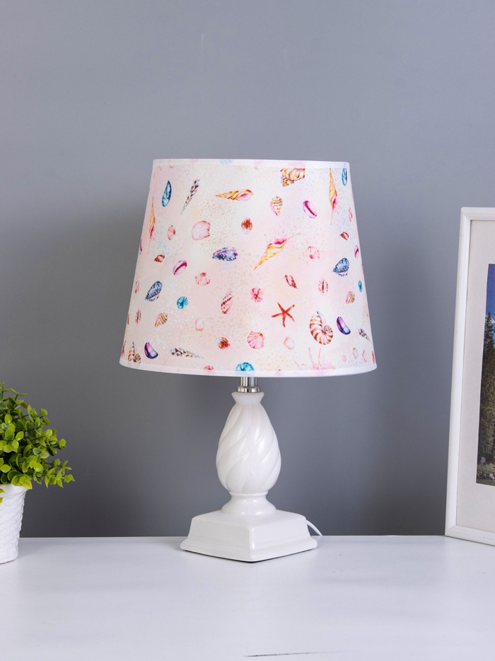 Лампа настольная «Шанталь» 1хЕ14 40 Вт белый RISALUX