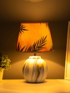 Настольная лампа «Кристел» Е27 40 Вт бело-голубой RISALUX - фото 809248144