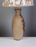 Лампа настольная керамика «Цветы-лиана» бронза, стразы Е14 40 Вт RISALUX - фото 809248190