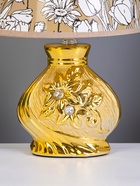 Лампа настольная 16277/1GD Е14 40 Вт золото RISALUX - фото 809248202