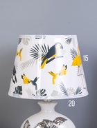 Настольная лампа 16512/1 E14 40 Вт бело-хромовый RISALUX - фото 809248214