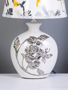 Настольная лампа 16512/1 E14 40 Вт бело-хромовый RISALUX - фото 809248215