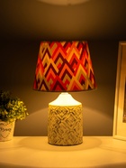 Настольная лампа «Ассанти» Е14 40 Вт бело-серый RISALUX - фото 809248227