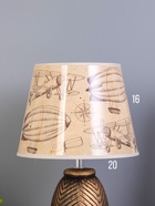 Настольная лампа «Диана» Е14 40 Вт черный с золотой патиной RISALUX - фото 809248234