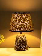 Настольная лампа «Пабло» 1×40 Вт E27 черно-белый RISALUX - фото 809248245