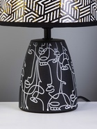 Настольная лампа «Пабло» 1×40 Вт E27 черно-белый RISALUX - фото 809248247