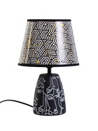 Настольная лампа «Пабло» 1×40 Вт E27 черно-белый RISALUX - фото 809248249