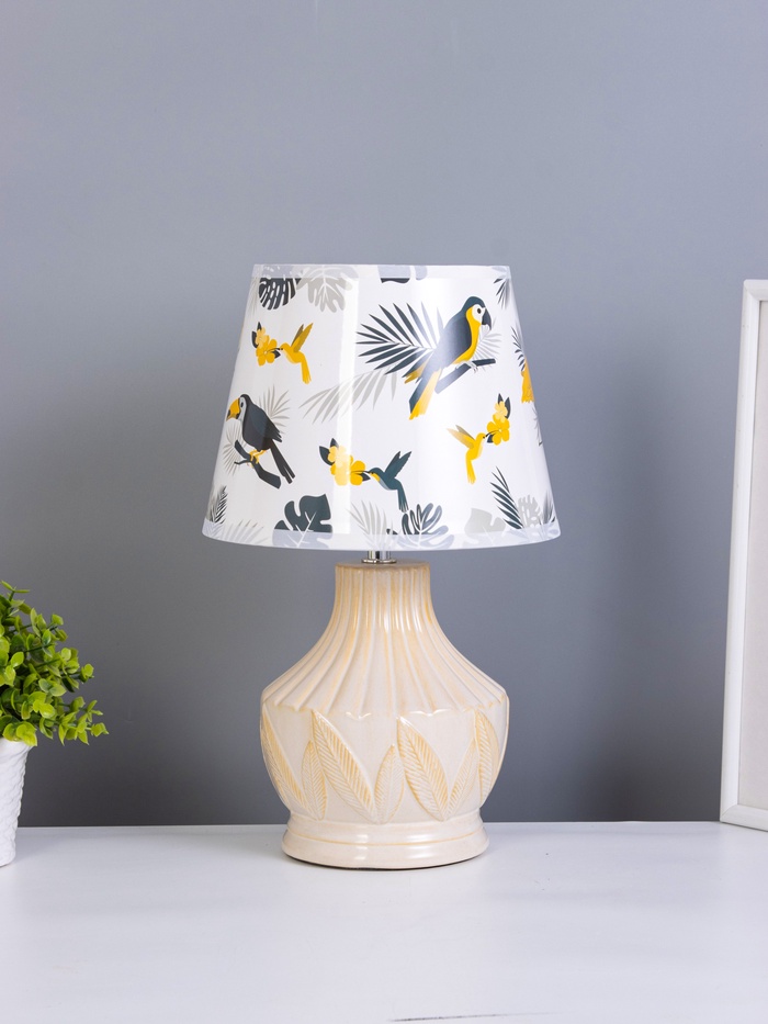 Настольная лампа «Глория» Е14 40 Вт бежевый RISALUX