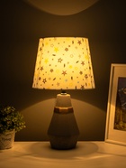 Настольная лампа «Айседора» E14 40 Вт серый-золото RISALUX - фото 809248293