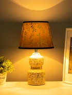 Настольная лампа «Патрисия» Е14 40 Вт бело-золотой RISALUX - фото 809248311