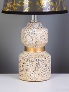 Настольная лампа «Патрисия» Е14 40 Вт бело-золотой RISALUX - фото 809248313