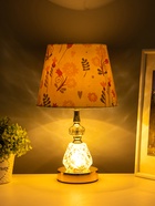 Настольная лампа с подсветкой «Каролина» Е27 40 Вт золото RISALUX - фото 809248348