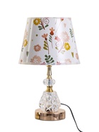 Настольная лампа с подсветкой «Каролина» Е27 40 Вт золото RISALUX - фото 809248352