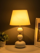 Настольная лампа «Катания» 1×60 Вт E27 бело-золотой RISALUX 10926696