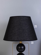 Настольная лампа «Оливер» Е27 40 Вт черный-латунь RISALUX 10926697