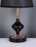 Лампа настольная «Талия» 1×40 Вт Е27 черный/золото RISALUX 10926698