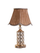 Настольная лампа с подсветкой 16684/1 E27 40 Вт золото RISALUX - фото 809248389