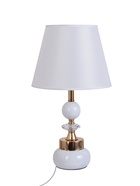 Лампа настольная «Лилу» 1×40 Вт Е27 белый/золото RISALUX - фото 809248395