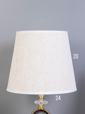 Настольная лампа с подсветкой «Рунди» Е27 40 Вт золото RISALUX