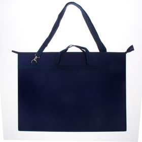 {{photo.Alt || photo.Description || 'УЦЕНКА Папка А2 с ручками пластик молния сверху 650×480×50 мм ПР 6, плеч.ремень, Синий'}}