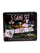 УЦЕНКА (Замята металлическая упаковка) Покер, набор для игры, (рулетка, карты 54 шт., фишки с номиналом 100 шт., кубики 4 шт., поле) 33×29 - Фото 7