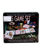 УЦЕНКА (Замята металлическая упаковка) Покер, набор для игры, (рулетка, карты 54 шт., фишки с номиналом 100 шт., кубики 4 шт., поле) 33×29 - Фото 8