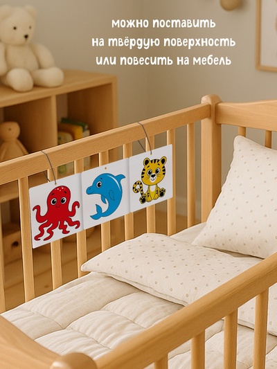 Книжки - гармошки картонные «Смотрим вместе», набор 6 шт.