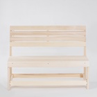 УЦЕНКА Скамейка из наличника, 119×50×90 см, из липы, «Добропаровъ» - Фото 2