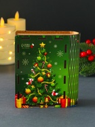 Новогодняя деревянная шкатулка-книга «Конь. Чудес», 14×12×5 см - Фото 5