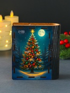 Новогодняя копилка-книга для денег «Желание сбудется», купюр, монет, 14×12×5 см - Фото 4