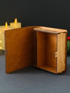 Новогодняя копилка-книга для денег «Желание сбудется», купюр, монет, 14×12×5 см - Фото 7