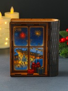 Копилка-книга для денег«Новогодних чудес», купюр, монет, 14×12×5 см - Фото 4